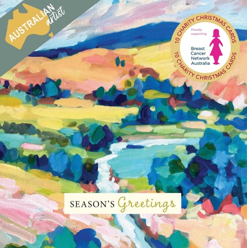 [VE-XCP26012] Christmas Card Wallet-BCNA-Australian Christmas Landscape