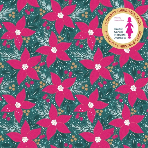 [VE-XCP26013] Christmas Card Wallet-BCNA-Christmas Flora