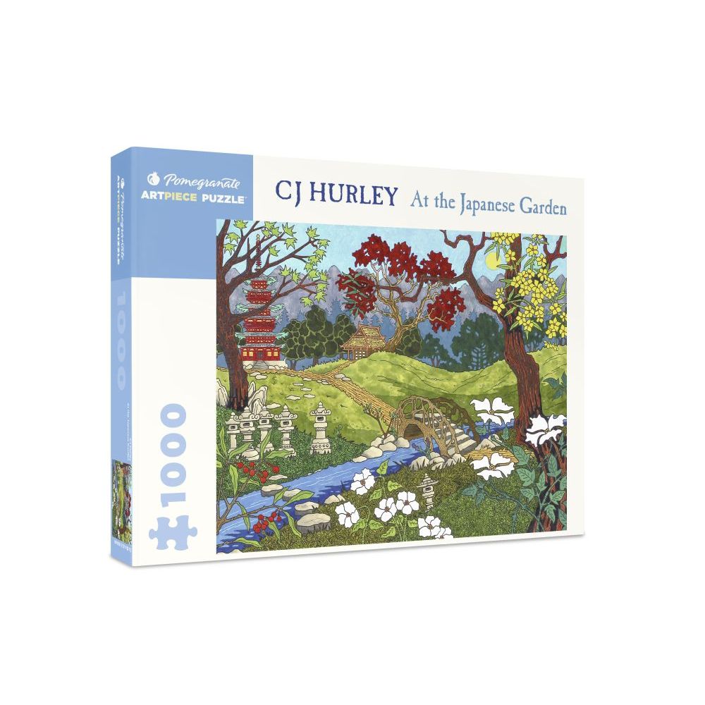 [PO-JP-2-AA1165] 1000-Piece Jigsaw Puzzle-Hurley-At the Japanese Garden