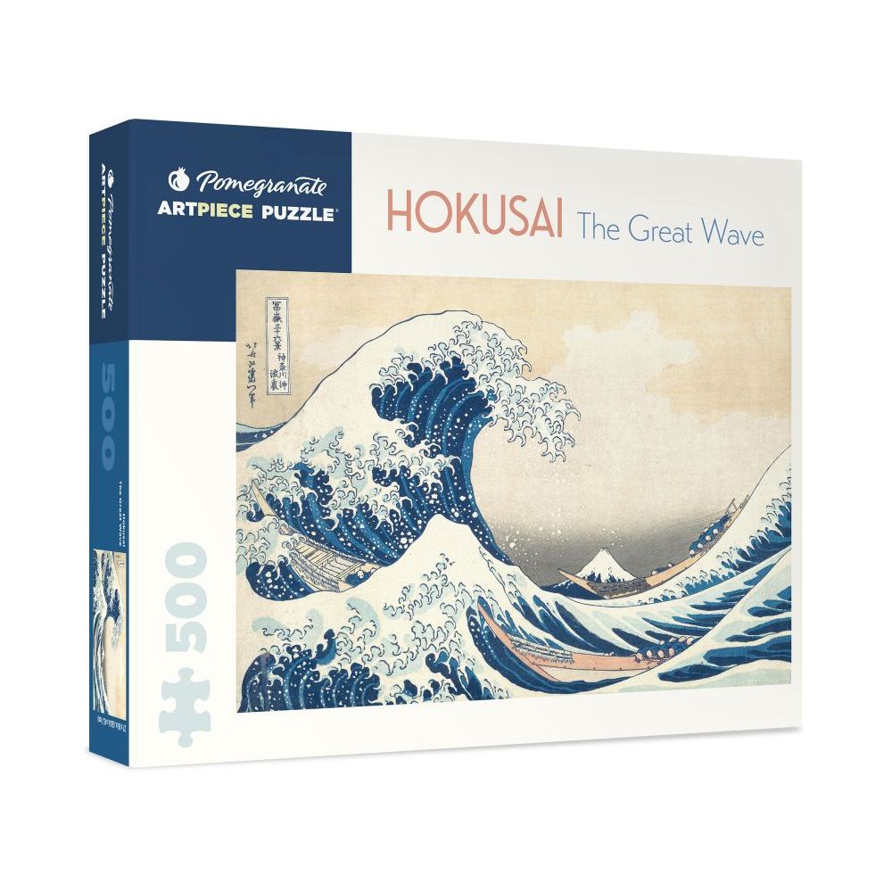 [PO-JP-4-JP0004] 500-Piece Jigsaw Puzzle-Hokusai-The Great Wave