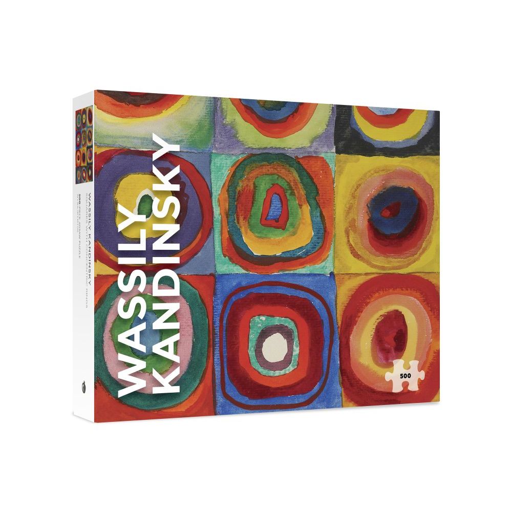 [PO-JP-4-JP0016] 500-Piece Jigsaw Puzzle-Kandinsky-Squares with Concentric Rings