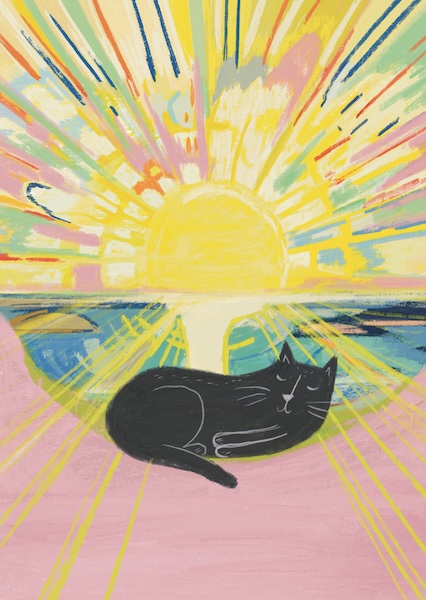 [NG-CC-EM088] Card-Meownch Sun