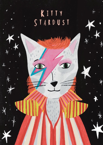 [NG-CC-DB092] Card-Kitty Stardust Stripes