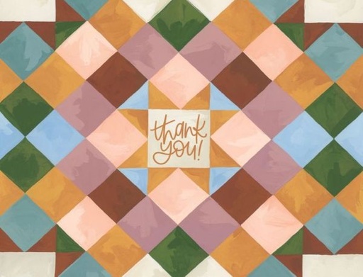 [OC-C-540927] Card-Cozy Quilt Thank You