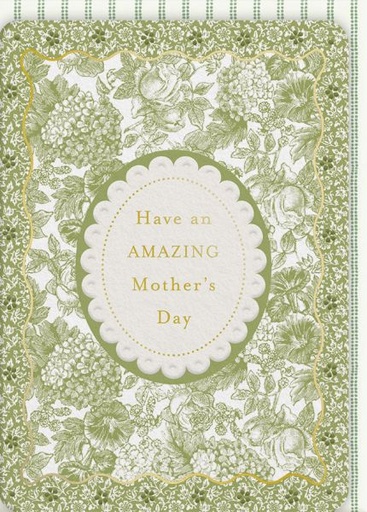[LA-CMD-13727] Foil Card-Sweet Alyssum Mother's Day