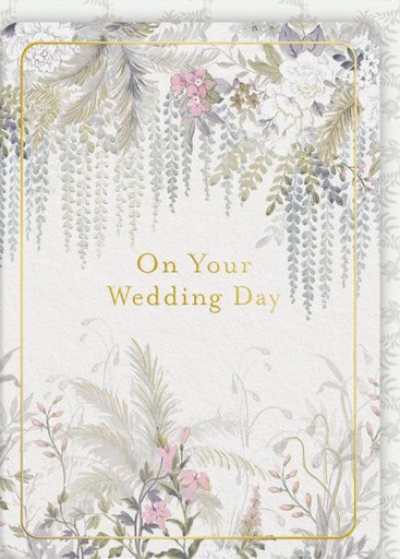 [LA-C-13709] Foil Card-Wedding Day Wisteria