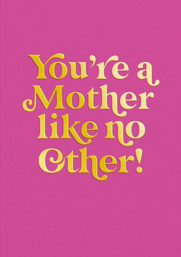 [OD-CMD-TST10780] Foil Card-Mother Like No Other