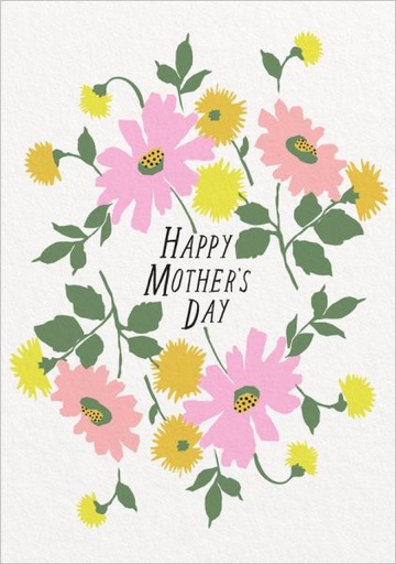 [OD-CMD-HAR12724] Foil Card-Mother's Day Cosmos