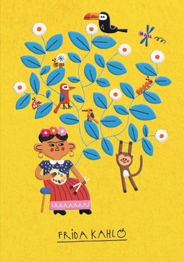 [OD-C-TB13641] Card-Frida Kahlo