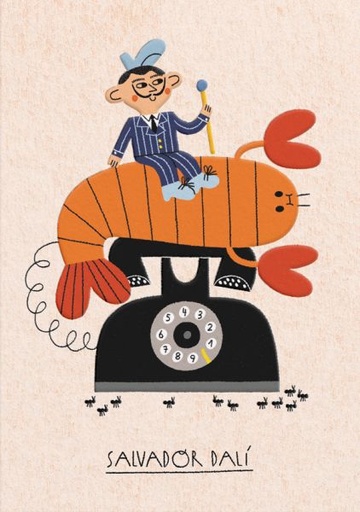 [OD-C-TB13643] Card-Salvador Dalí
