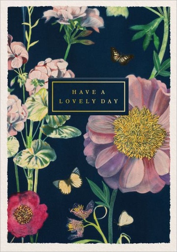 [OD-C-JWB13438] Foil Card-Lovely Day Dahlias