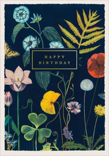 [OD-C-JWB13441] Foil Card-Birthday Poppies