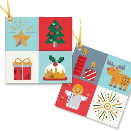 [VE-XCT-005] Christmas Gift Tags-Festive
