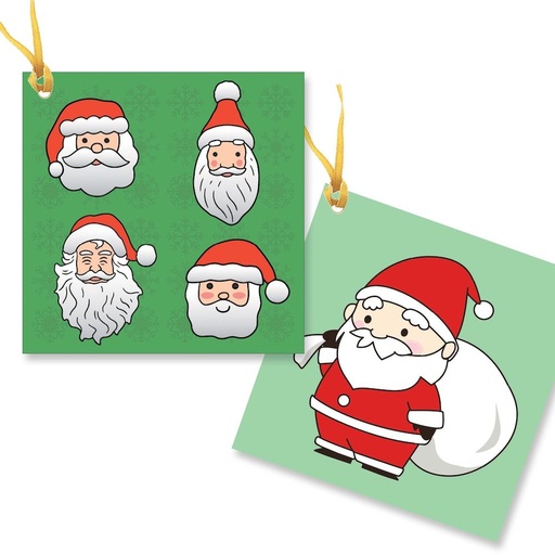 [VE-XCT-007] Christmas Gift Tags-Santa