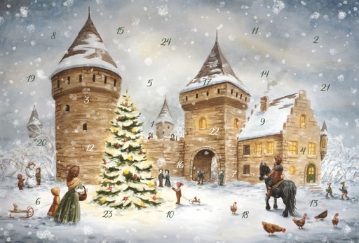 [KV-XCAL-6-12496] Advent Cal-Card-Christmas Long Ago 