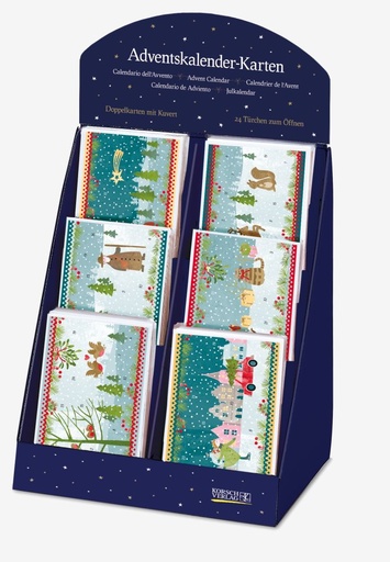 [KV-XCAL-6-22835] Advent Cal-Card Display-Tealight