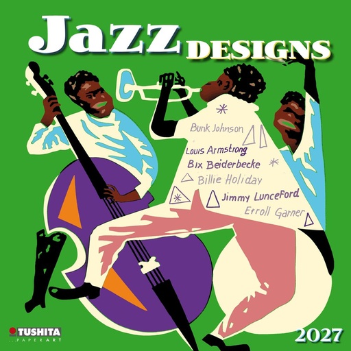 [E-TS-D27-CAL270203] Tushita 30x30 Cal-Jazz Designs