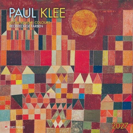 [E-TS-D27-CAL270504] Tushita 30x30 Cal-Paul Klee-Rectangular Colours
