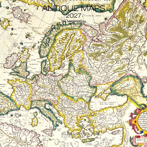 [E-AL-D27-CAL125] Allaluna 30x30 Cal-Antique Maps