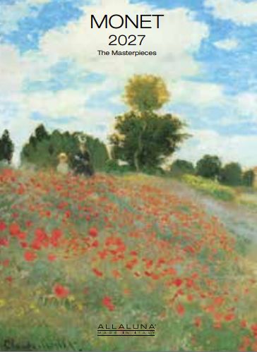 [G-AL-D27-CAL276] Allaluna 15x20 Desk Cal-Monet