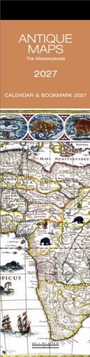 [H-AL-D27-CAL302] Allaluna 6x22 Bookmark Cal-Antique Maps