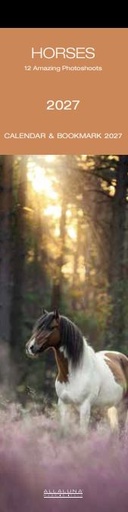 [H-AL-D27-CAL319] Allaluna 6x22 Bookmark Cal-Horses