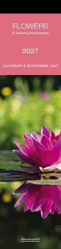 [H-AL-D27-CAL320] Allaluna 6x22 Bookmark Cal-Flowers