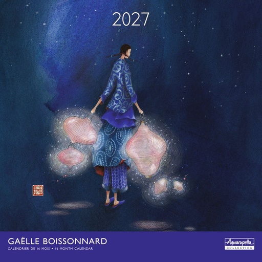 [E-AQ-D27-CAL25405] Aquarupella 30x30 Cal-G. Boissonnard-Crossing the Night