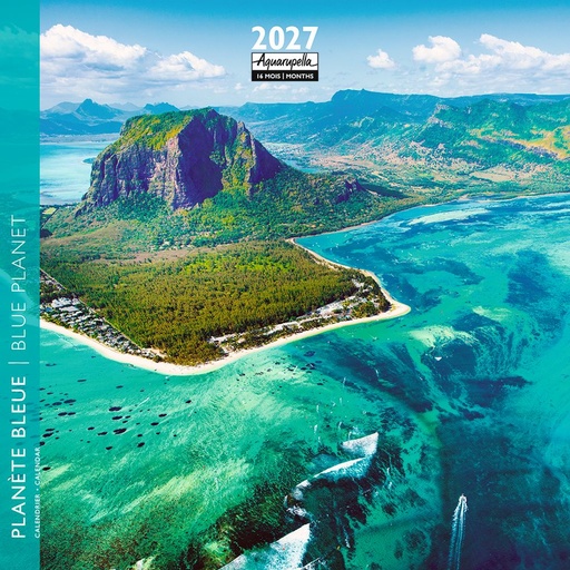 [F-AQ-D27-CAL25467] Aquarupella 16x16 Cal-Blue Planet