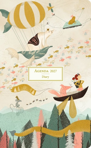 [I-AQ-D27-DL25605] Aquarupella 13x21 Weekly Diary-Adventure