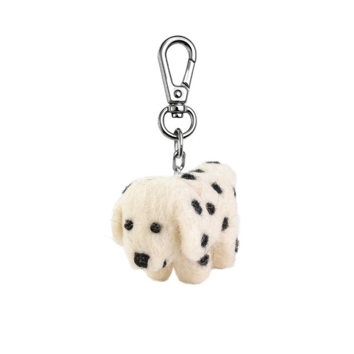 [GI-KC-OA003] Key Chain-Felt Dog Spot